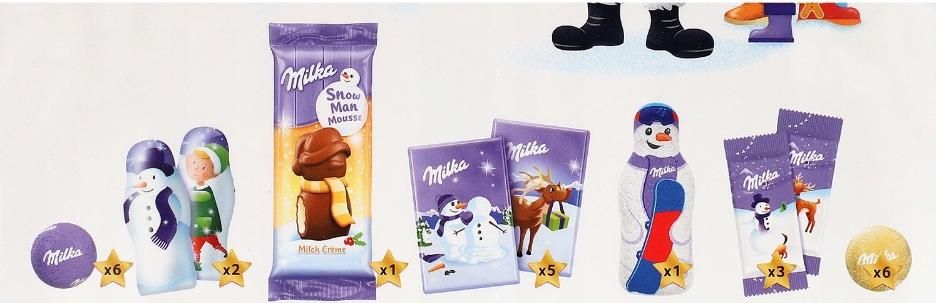 Milka Kalendarz Adwentowy 236g Mieszanka Czekolade Ceny I Opinie