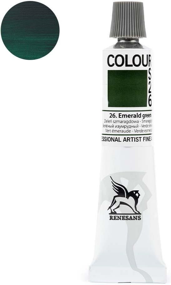 Renesans Farba Akrylowa Colours 20Ml 26 Zieleń Szmaragdowa Ceny i