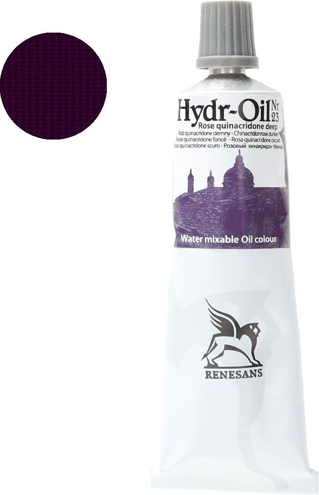 Renesans Farba Olejna Hydr Oil 60Ml 23 Róż Quinacridone Ciemny Ceny i