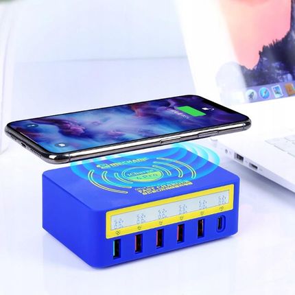 Ładowarka Usb-c Qc 3 Pd Bezp Qi iCHARGE 6Pro 100W - zdjęcie 5