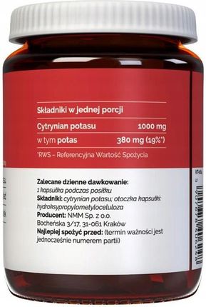 Vitaler's Cytrynian Potasu 380mg 60tabl - zdjęcie 2