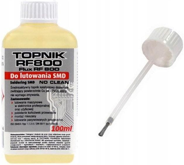 Ag Topnik Do Lutowania Rf800 100Ml Z Pędzelkiem 419 Opinie i ceny na