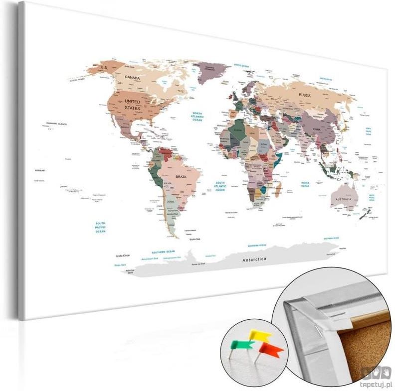 Artgeist Obraz Na Korku Dok D Dzi Mapa Korkowa Opinie I