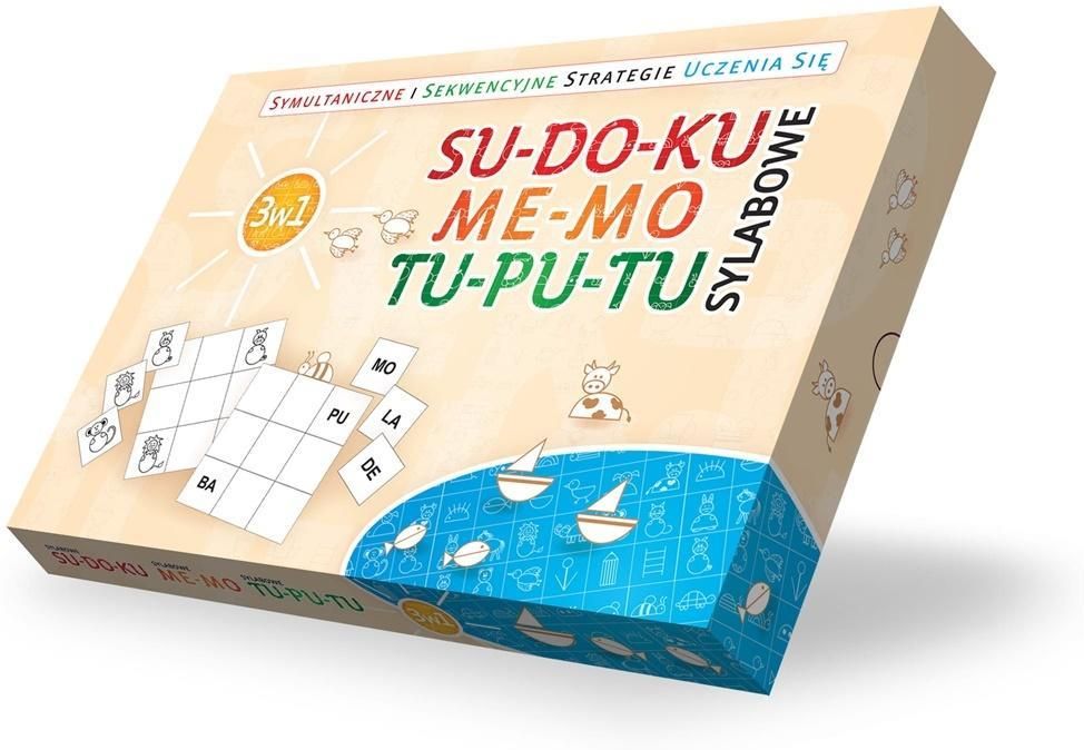 Zdjęcie Agnieszka Bala Zestaw 3W1 SuDoKu, MeMo, TuPuTu Sylabowe - Warszawa