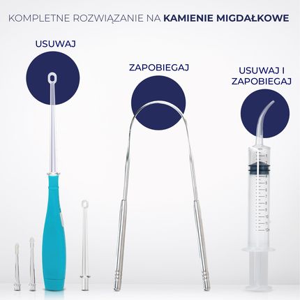 Kamienie migdałkowe białe gródki w gardle detryt - zdjęcie 4