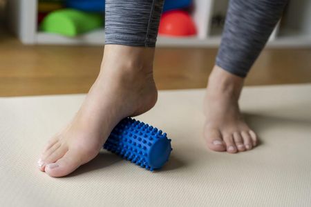 Tullo Wałek Do Masażu I Rehabilitacji Roller 15Cm Niebieski - zdjęcie 2