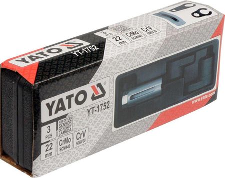 YATO Klucze nasadowe do sondy lambda 22 mm YT-1752 - zdjęcie 2