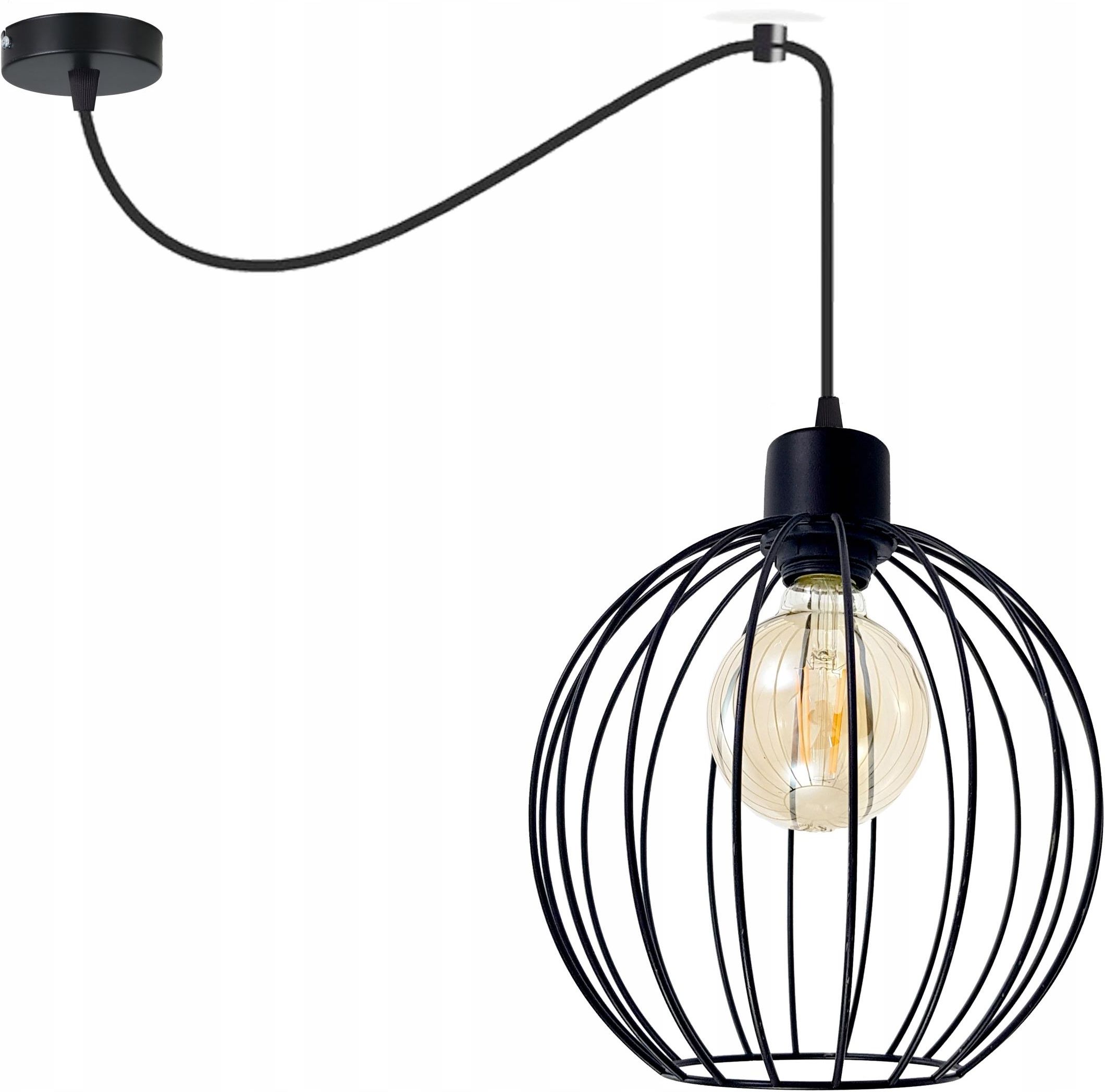 Led One Lampa Sufitowa Wisząca Zwis Loft E27 Pająk Kula Xl Opinie i