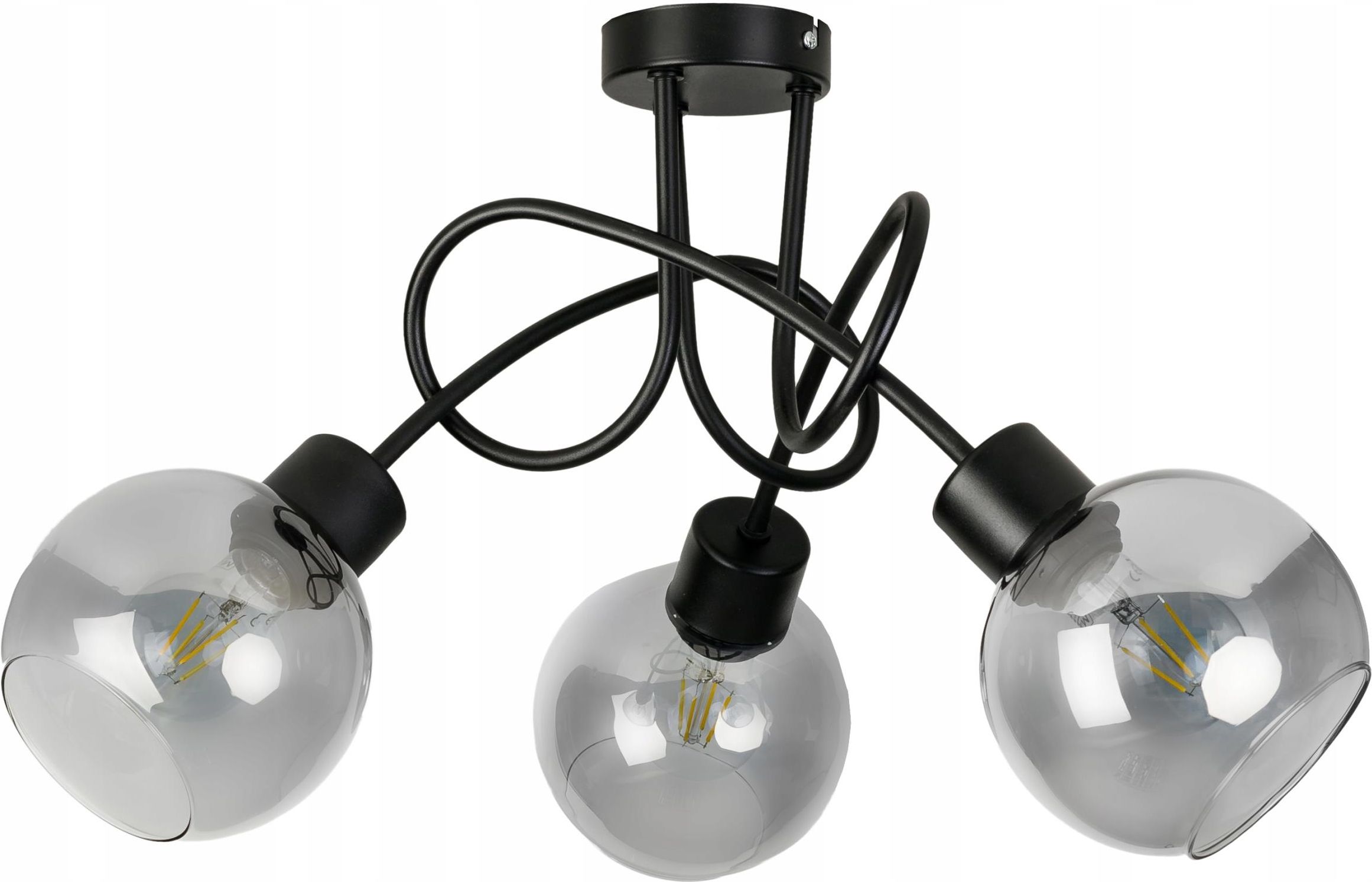 Led One Lampa Sufitowa Yrandol Wisz Ca Loft Plafon Szk O B