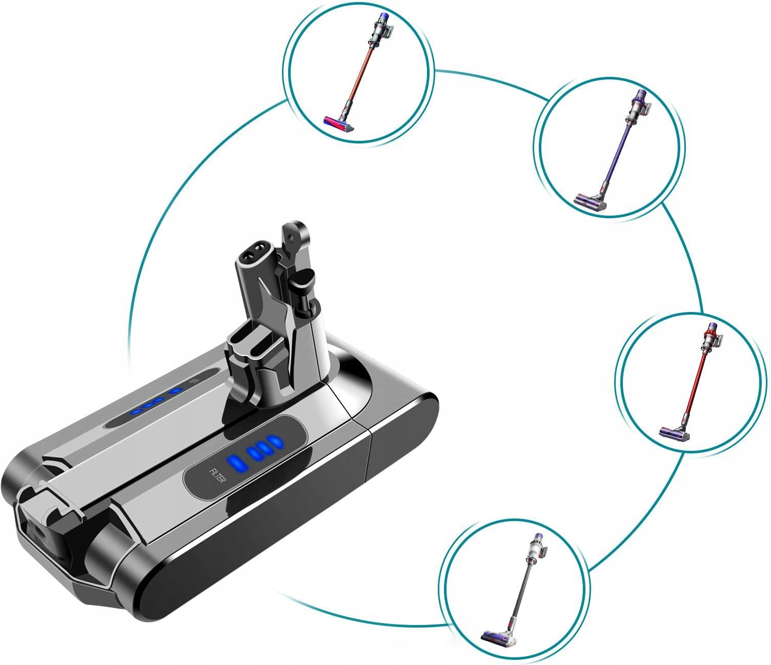Akcesoria Do Odkurzacza Inna Sv Mah Wymienna Bateria Do Baterii