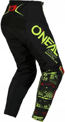 O'Neal Spodnie Moto Teren Quad Cross Oneal Attack Czarny - zdjęcie 2