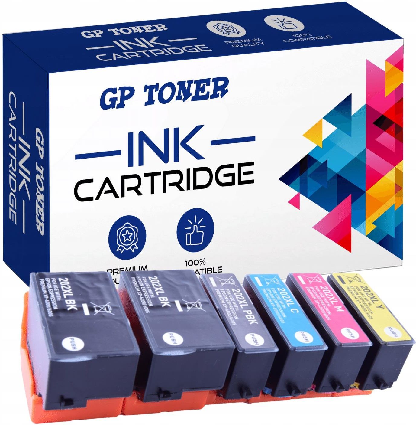 Tusz GP TONER TOP ZESTAW TUSZ DO DRUKARKI EPSON XP 6000 XP 6005 Do