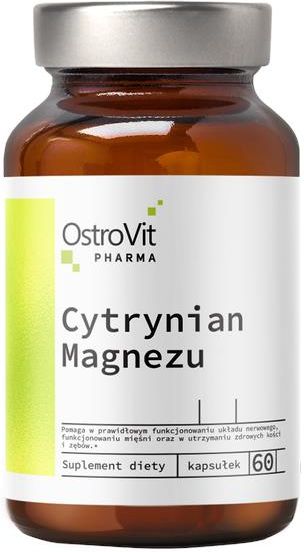 Ostrovit Pharma Cytrynian Magnezu 60kaps Opinie I Ceny Na Ceneo Pl