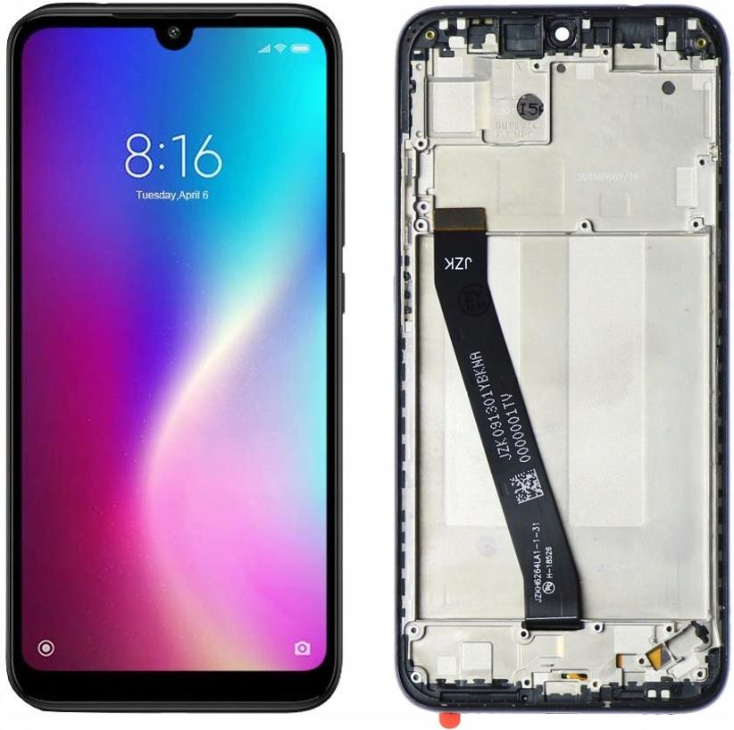 Podzespoły do telefonu INNA WYŚWIETLACZ LCD EKRAN XIAOMI REDMI 7 RAMKA