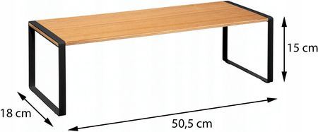 Półka Kuchenna na blat Do Kuchni 50 x 18 x 15 cm - zdjęcie 2