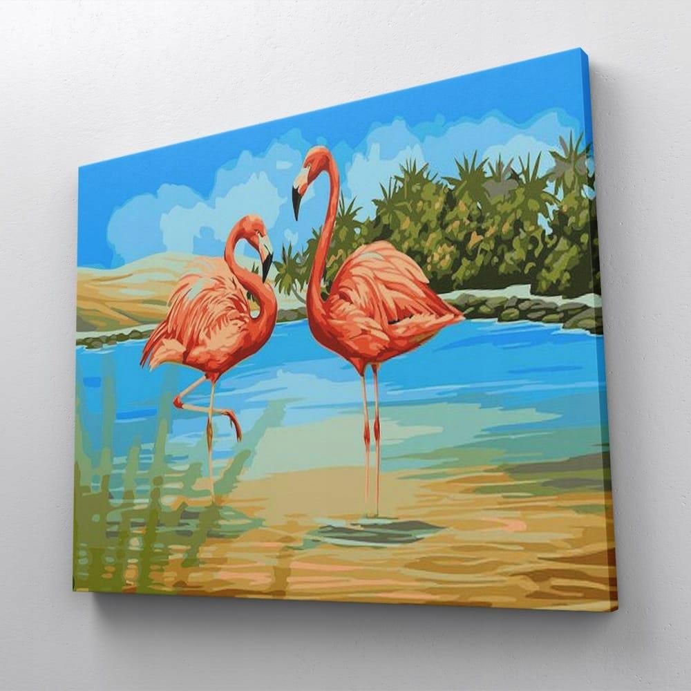 Malowanie Po Numerach Flamingi 50x40 ArtOnly Ceny I Opinie Ceneo Pl