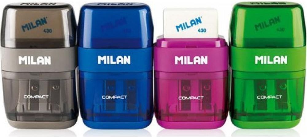 Milan Temperówko Gumka Compact 2 Otwory 4703116 39165 Ceny i opinie