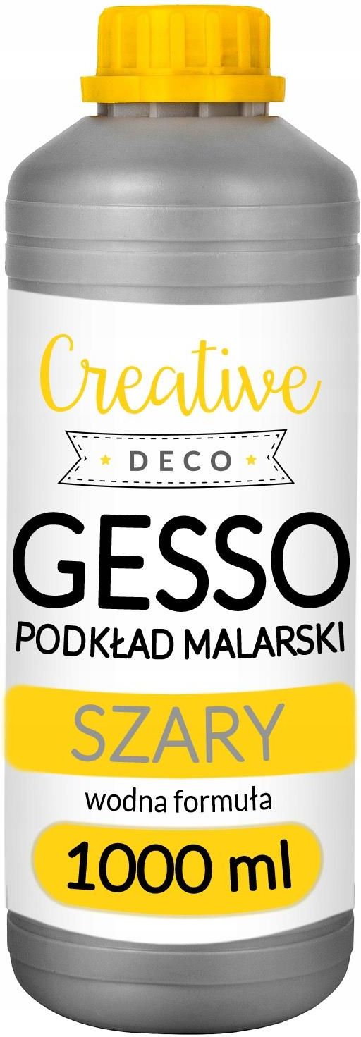 Gesso szare podkład malarski grunt butelka 1L Ceny i opinie Ceneo pl