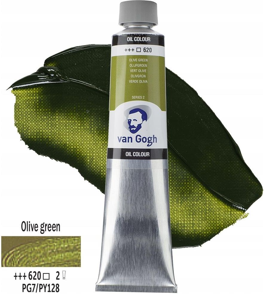 Farba Olejna Talens Van Gogh 200ML 620 Olive Green Ceny I Opinie