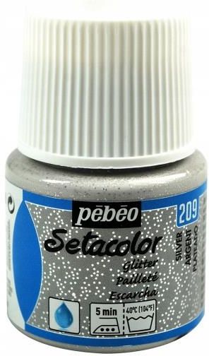 Setacolor Light Fabrics Glitter Ml Silver Ceny I Opinie Ceneo Pl