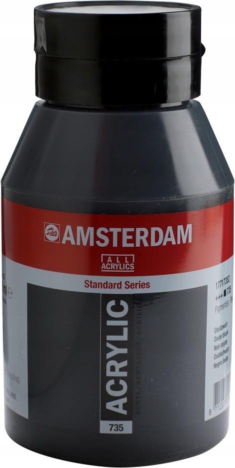 Talens Amsterdam Farba Akryl 1l 735 Oxyde Black Ceny I Opinie Ceneo Pl