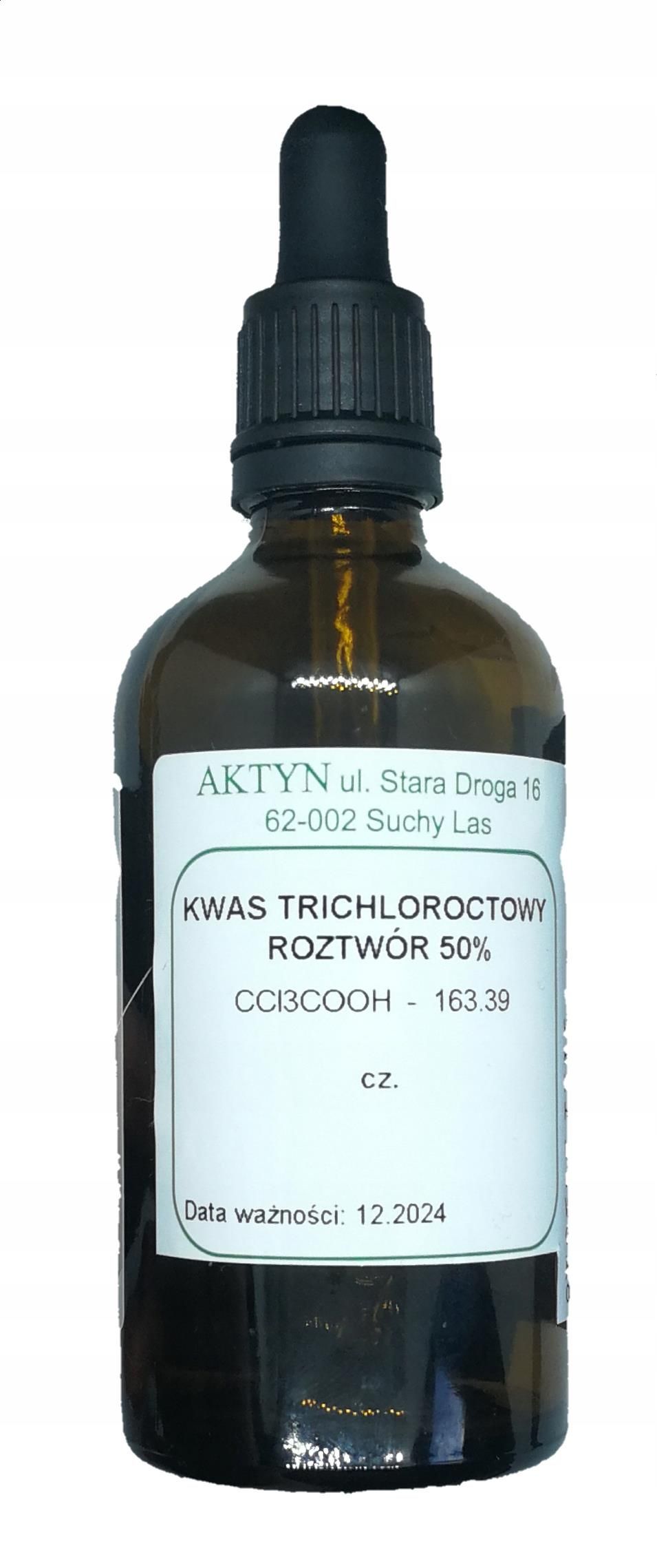 Drobne akcesoria medyczne Aktyn Kwas Trójchloroctowy Tca Roztwór 50