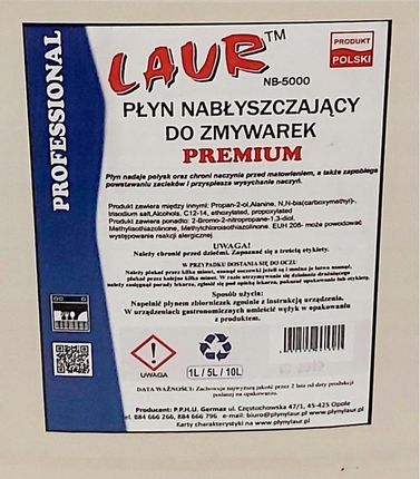 Laur Płyn nabłyszczający do zmywarek Gastro 5L - zdjęcie 3