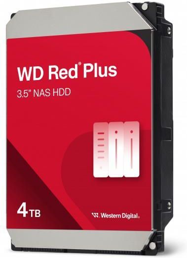 Dysk Twardy WD Red Plus WD40EFPX 4TB SATA III 256MB 5400rpm CRM