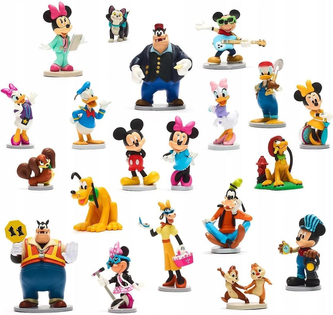 Disney Figurki Myszka Miki Minnie Pluto Pit Goofy Donald Ceny I