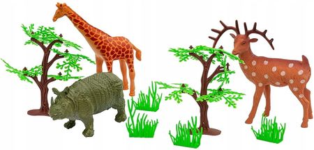 Anek Zestaw Zwierząt Egzotycznych Zoo Figurki - zdjęcie 4
