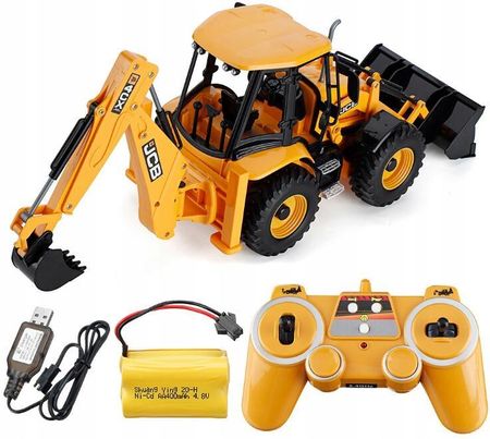 Pan I Pani Gadżet Koparko Ładowarka Koparka Zdalnie Sterowana Jcb - zdjęcie 3