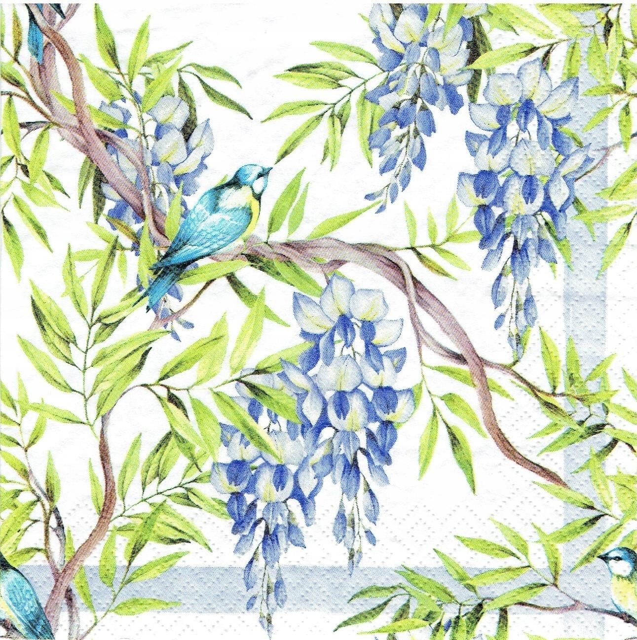 Serwetka Decoupage Z Serwetki Kwiaty Wisteria Ceny I Opinie Ceneo Pl