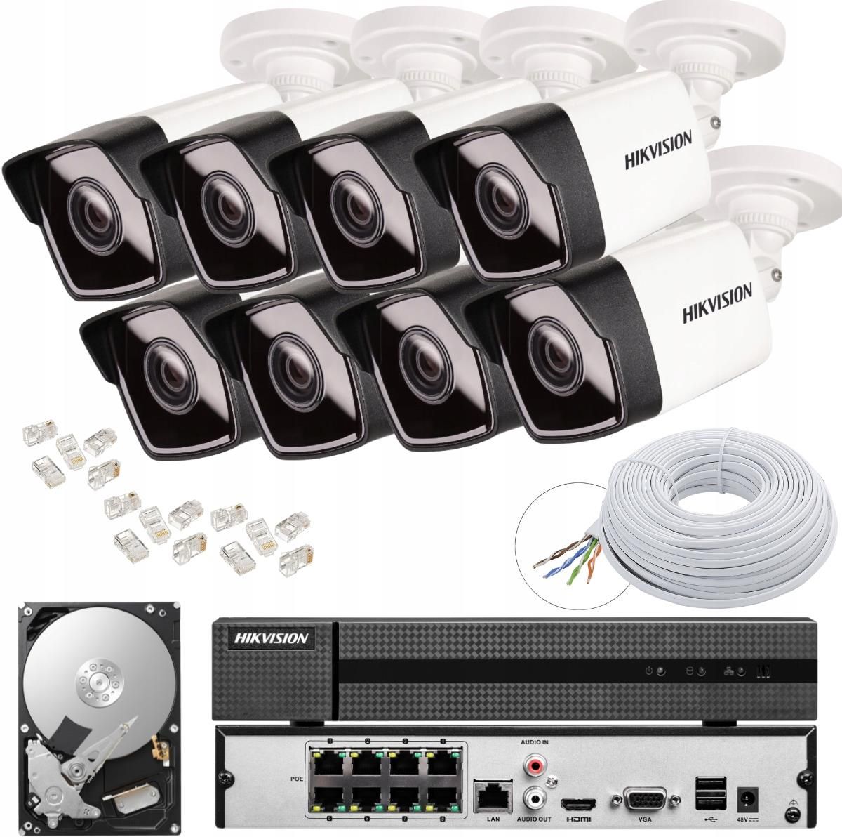 Zestaw Do Monitoringu Hikvision System Monitoringu Na Kamer Ip Mpx