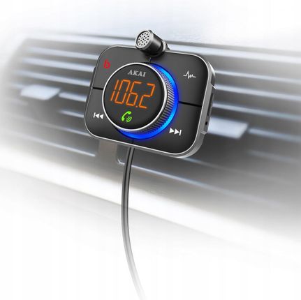 AKAI TRANSMITER SAMOCHODOWY BLUETOOTH FMT-95BT FMT95BT - zdjęcie 4