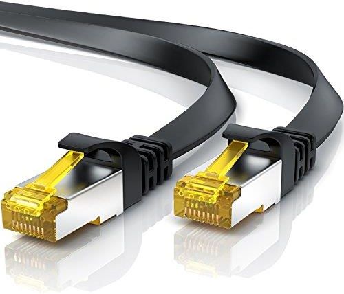 CSL COMPUTER 1 M CAT 7 KABEL SIECIOWY PŁASKI KABEL ETHERNET GIGABIT