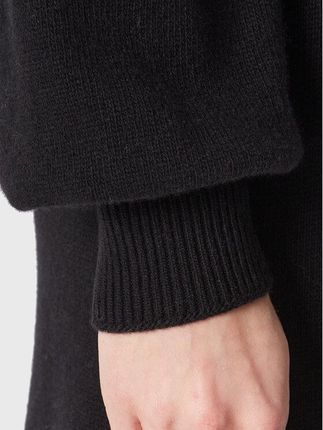 United Colors Of Benetton Sukienka dzianinowa 1244DV00I Czarny Relaxed Fit - zdjęcie 2