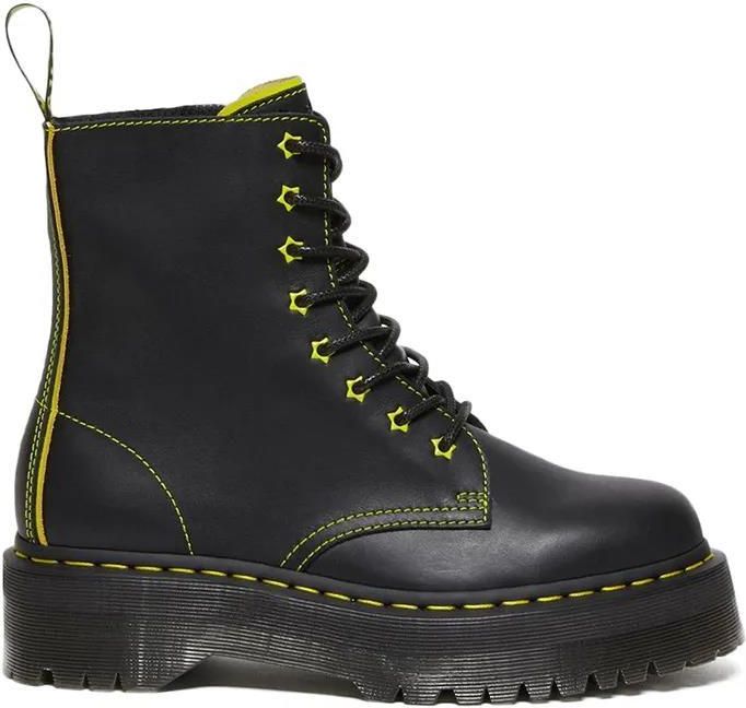 Buty Dr Martens Jadon Ii Neon Star Leather Platform Czarne