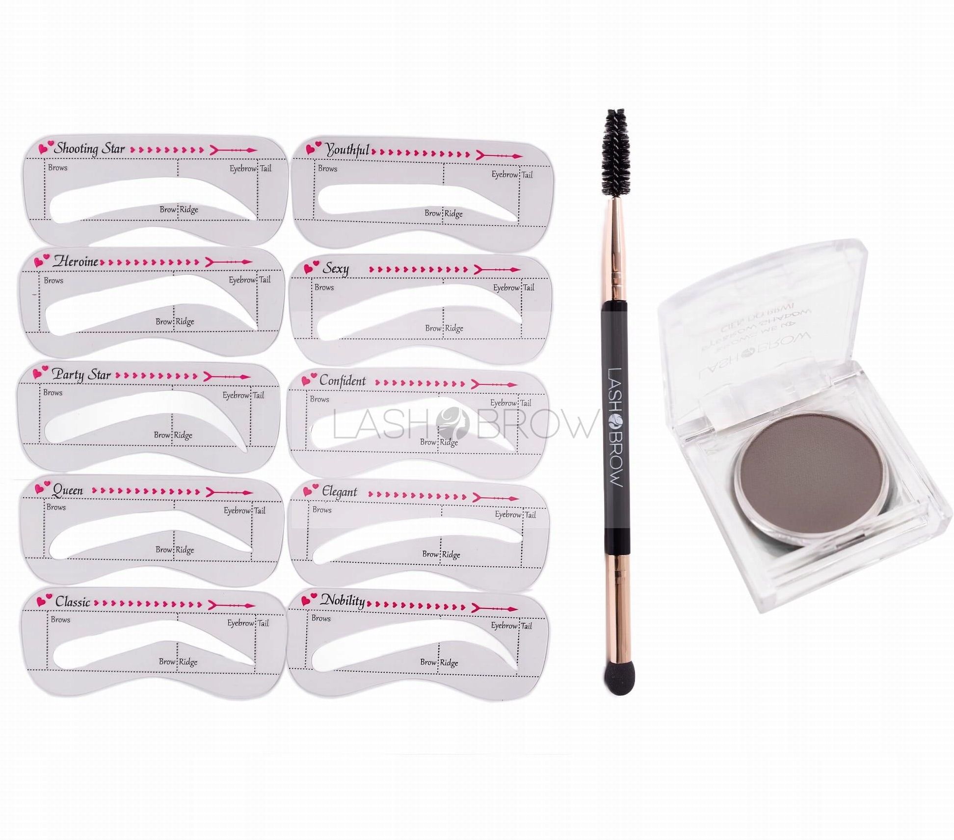 Zestaw dla kobiety Lash Brow Zestaw Do Makijażu Brwi Stamp Brows 10