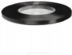 Zdjęcie Wstazka Satynowa 6MMX32MM Czarna WS6-39 Brewis - Olszyna