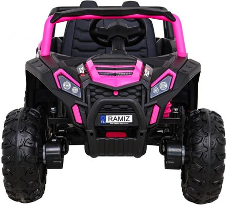 Ramiz Auto Na Akumulator Buggy Utv 2000M Racing Różowy - zdjęcie 5
