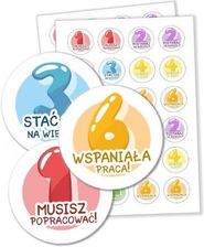 Zdjęcie Learnhow Naklejki Motywacyjne Oceny 48Szt - Będzin