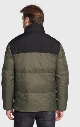 4F Kurtka puchowa H4Z22-KUMP005 Zielony Regular Fit - zdjęcie 2