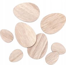 Zdjęcie Drewniane Jajka 8 Szt Naturalne scrapbooking - Myślibórz