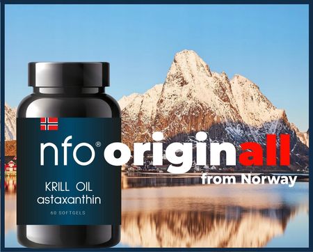 Norwegian Fish Oil As Nfo Krill Oil Astaksantyna 60 Kaps - zdjęcie 3