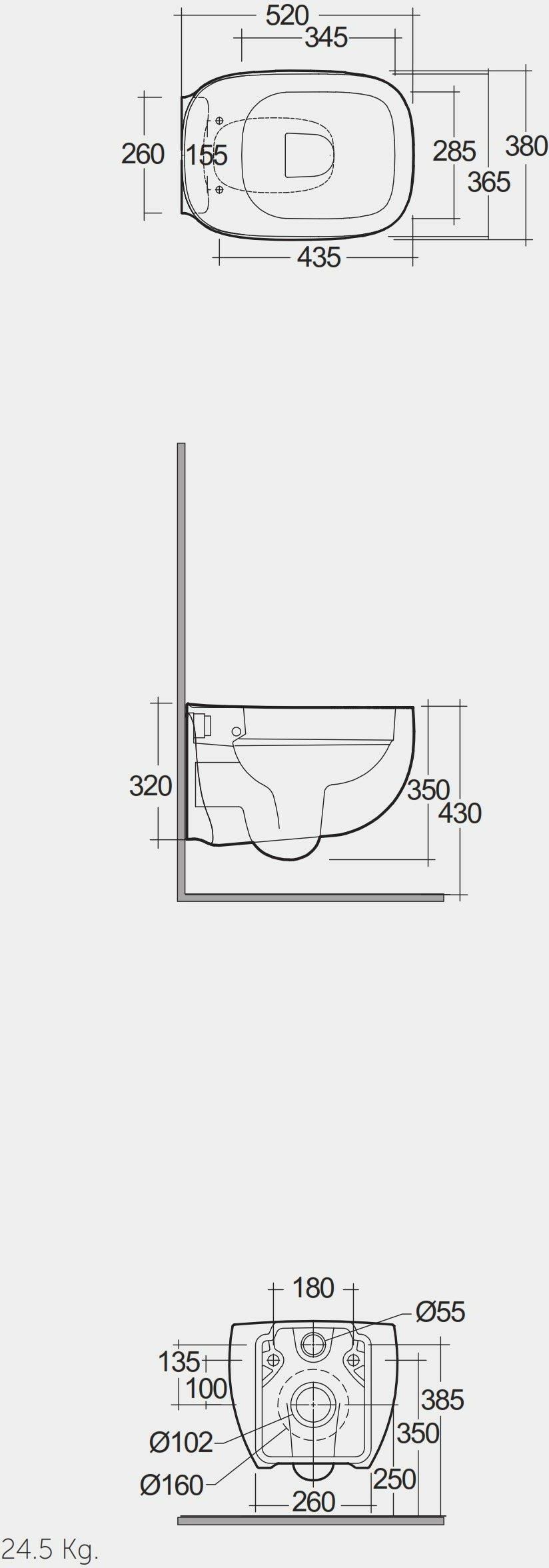 Rak Ceramics Zestaw Illusion Miska Wc Podwiesz Cm Rimless Deska Wc