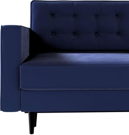 Dekoria Sofa Rozkładana Svein Ciemny Niebieski 225X97X91 Cm Tkaniny Tapicerskie Sofy Soft-Putivs-Cza-Ri81 - zdjęcie 2