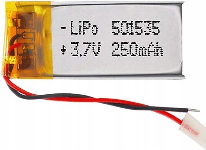 Bateria Akumulatorek 250mAh 3 7V Li Po Li Poly Pcm Ceny I Opinie