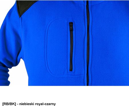 Flra 340 Bluza Polarowa Unisex Gruba Posiada Bardzo Dobre Właściwości Cieplne Piaskowo Czarny L - zdjęcie 2