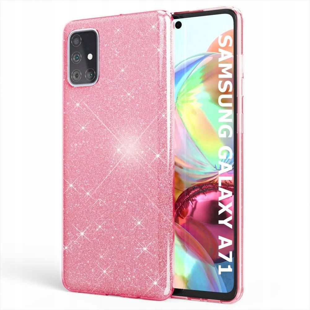 Etui Na Samsung Galaxy A71 Brokat Case Szkło Etui na telefon ceny i