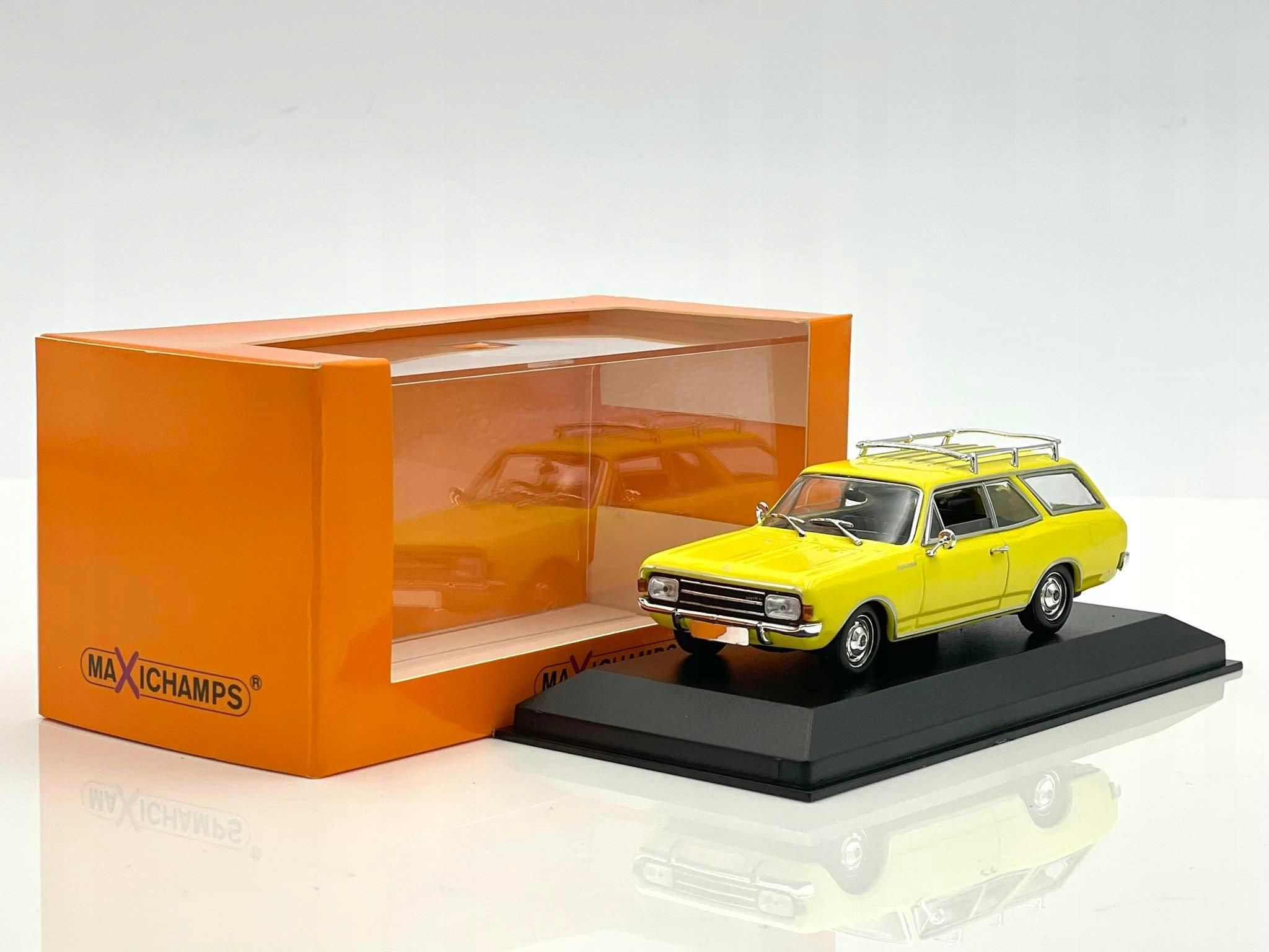 Opel Rekord C Caravan 1969 Yellow Minichamps 1 43 Ceny I Opinie